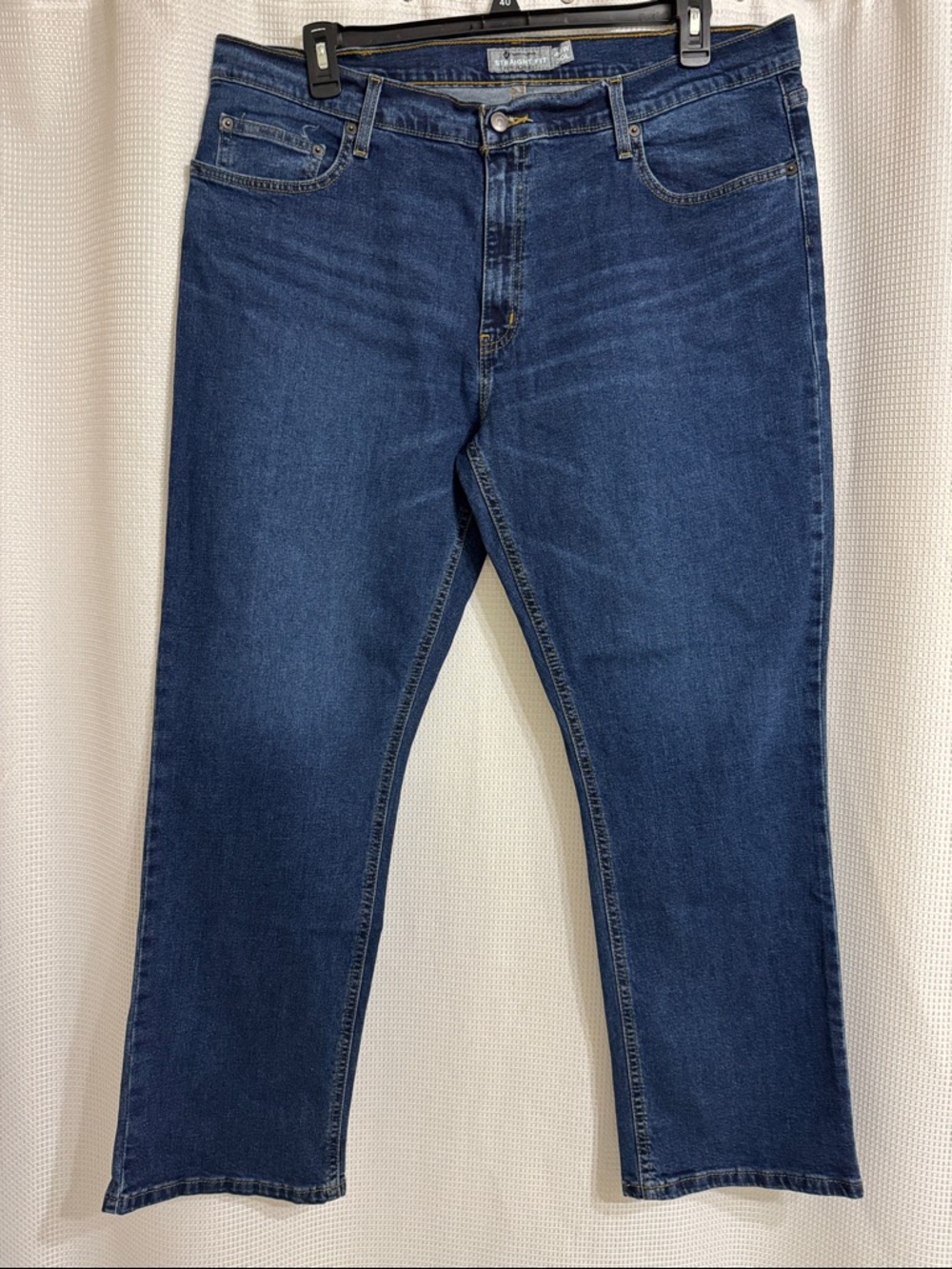 NWT Men’s Members Mark Straight Fit denim jeans. Size 40/30